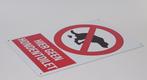 Hier geen honden toilet reclamebord van metaal wandbord deco, Huis en Inrichting, Woonaccessoires | Tekstborden en Spreuken, Info@deconoord.nl