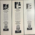 5 advertenties Buisman koffiesiroop Zwartsluis ‘58 ‘59 ‘60, Ophalen of Verzenden, Zo goed als nieuw, Overige typen