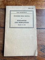 WO2 Amerikaans voorschrift Explosieven Blasting TNT Genie 42, Amerika, Verzenden