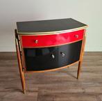 Vintage ladekast kast retro wandkast kastje deens design, Ophalen of Verzenden, Zo goed als nieuw, 25 tot 50 cm