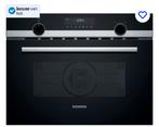 Siemens CM585AGS1 - iQ500 - Inbouwoven met magnetron, Witgoed en Apparatuur, Ophalen, Zo goed als nieuw, 45 tot 60 cm
