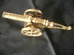 brons kanon miniatuur verzamelen veldgeschut leger decoratie, Ophalen of Verzenden, Brons