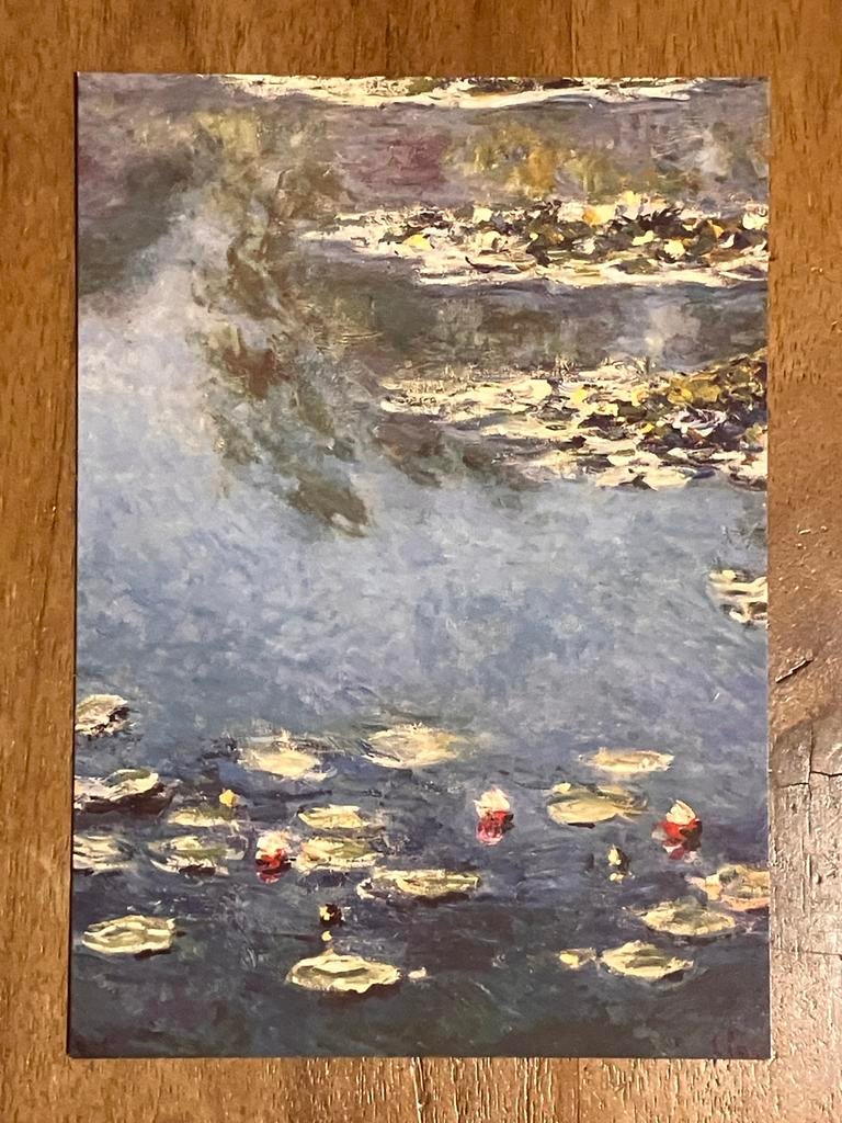 Claude Monet Waterlelies Vijver, Ophalen of Verzenden, 1980 tot heden, Ongelopen, Natuur