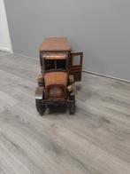 Houten Amerikaanse Schoolbus - Vakwerk, Antiek en Kunst, Ophalen of Verzenden