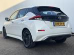Nissan Leaf e+ N-Connecta 59 kWh Stoel/Stuurverw Led Nav/Cam, Auto's, Nissan, Gebruikt, Wit, 218 pk, Leaf