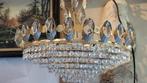 Mooi vintage kroonluchter, Huis en Inrichting, Lampen | Kroonluchters, Ophalen, Gebruikt, Glas, Vintage