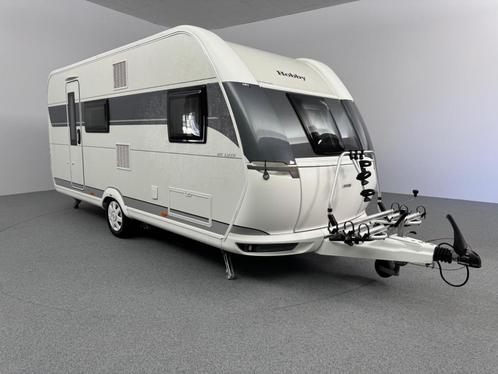 Hobby De Luxe 490 KMF Stapelbed Voortent Mover Fietsendrager, Caravans en Kamperen, Caravans, Bedrijf, Treinzit, Hobby, Dwars-stapelbed