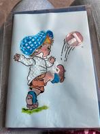 Te koop Pergamano kaart voetballer, Hobby en Vrije tijd, Kaarten | Zelf maken, Ophalen of Verzenden, Nieuw, Kind, Blanco kaart of Basiskaart
