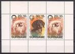 Suriname 48 postfris Kinderpostzegels Honden 1976, Ophalen of Verzenden, Postfris