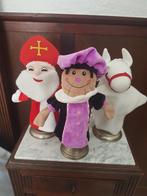 Sinterklaas en zwarte Piet en paard van Sinterklaas handpopp, Diversen, Sinterklaas, Ophalen of Verzenden, Zo goed als nieuw