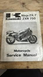 Kawasaki ZX7 ZXR 750 service manual werkplaats handboek boek, Motoren, Handleidingen en Instructieboekjes