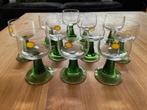 Wijnglazen groene voet Schmitt Söhne Vintage, Verzamelen, Glas en Borrelglaasjes, Overige typen, Gebruikt, Ophalen