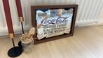 Vintage coca cola spiegel, Antiek en Kunst, Antiek | Spiegels, Ophalen of Verzenden, Rechthoekig, Minder dan 100 cm