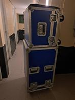 flightcase op wielen met 19 inch rack, Muziek en Instrumenten, Ophalen of Verzenden, Gebruikt, Overige instrumenten, Flightcase