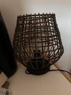 Bijzet lamp bruin, Huis en Inrichting, Lampen | Tafellampen, Ophalen, Zo goed als nieuw, Minder dan 50 cm