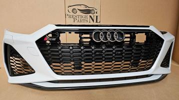 Voorbumper Audi A6 C8 4K RS6 ORIGINEEL 6xPDC CAMERA CARBON  beschikbaar voor biedingen