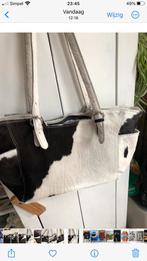 Leren damestasje, Ophalen, Zo goed als nieuw, Zwart, Handtas