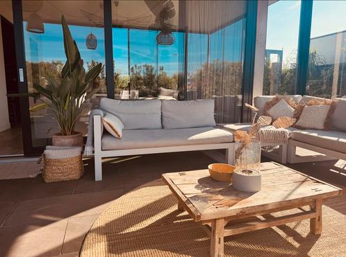 Aluminium Loungeset, Tuin en Terras, Tuinsets en Loungesets, Zo goed als nieuw, Hout, Ophalen of Verzenden