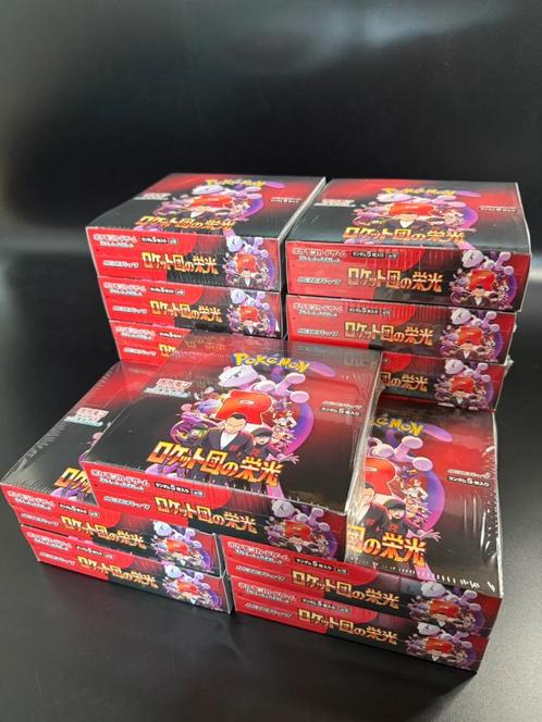 Glory of Team Rocket Booster Box (sv10) - Japanese Pokemon, Hobby en Vrije tijd, Verzamelkaartspellen | Pokémon, Nieuw, Boosterbox