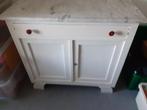 kast met marmeren blad, Huis en Inrichting, Ophalen, Gebruikt, 50 tot 100 cm, Minder dan 100 cm