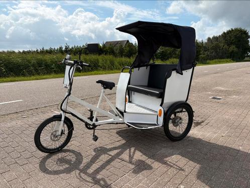 Riksja volledig elektrische!, Fietsen en Brommers, Fietsen | Bakfietsen, Gebruikt, Elektrisch, Ophalen