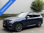BMW X3 M40i xDrive High Executive M|HUD|PANO|360|, Auto's, Automaat, Gebruikt, Blauw, Leder