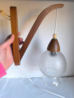 Jaren 60 Deens Design Wandlamp, Huis en Inrichting, Lampen | Wandlampen, Ophalen of Verzenden, Gebruikt, Glas, Deens Design