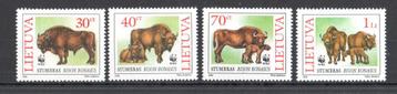 WWF set postzegels van de Wisent of Europese Bison beschikbaar voor biedingen