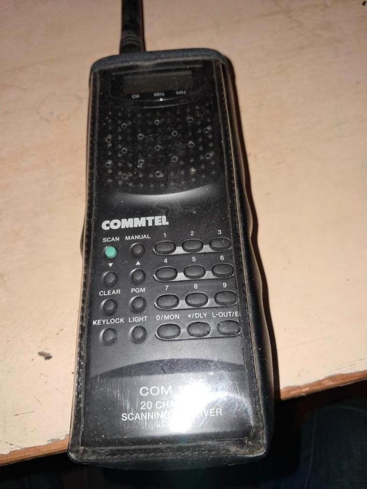 COMMTEL 20 CH Scanning Receiver - Vintage Scanner Radio, Audio, Tv en Foto, Radio's, Gebruikt, Radio, Ophalen of Verzenden