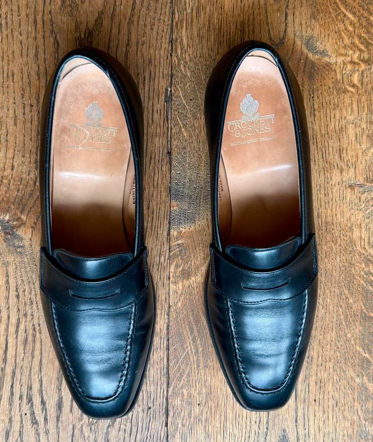 Crockett & Jones dames loafers maat 39,5 zwart, Kleding | Dames, Schoenen, Zo goed als nieuw, Instappers, Zwart, Ophalen