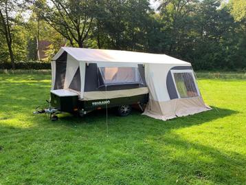 Vakantieklaar! Trigano Alpha met Keuken Luifel Fietsdrager beschikbaar voor biedingen