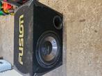 1000 watt sub met 1200 watt versterker, Auto diversen, Autospeakers, Ophalen, Gebruikt