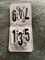 Wedstrijd nummers voor op dekje, Dieren en Toebehoren, Ophalen of Verzenden, Zo goed als nieuw