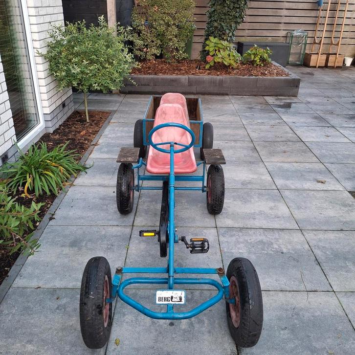 Berg Skelter Duozit + Aanhanger, Kinderen en Baby's, Speelgoed | Buiten | Skelters, Gebruikt, Berg, Duozit, Met kar of aanhanger