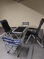 Complete camping stoelen/tafel set, Gebruikt