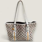 Gucci Sherry tote authentiek, Ophalen of Verzenden, Gebruikt, Beige, Handtas