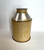 metalen vooraadblik beschilderd in houtnerf imitatie, Ophalen of Verzenden, Nieuw, Overige