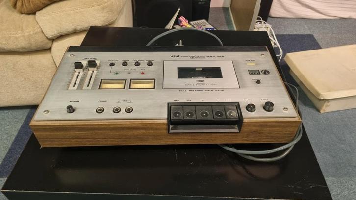 Akai GXC-39D Stereo Cassettedeck - Vintage Topstuk, Audio, Tv en Foto, Cassettedecks, Ophalen