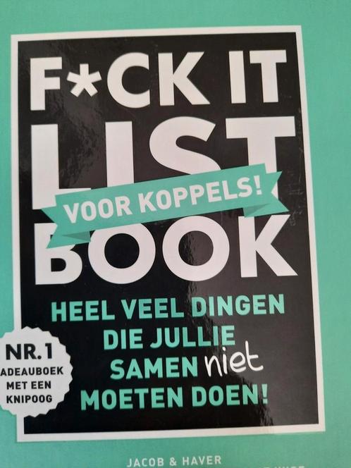 Jacob & Haver - F*CK-it list book voor koppels, Boeken, Overige Boeken, Zo goed als nieuw, Verzenden