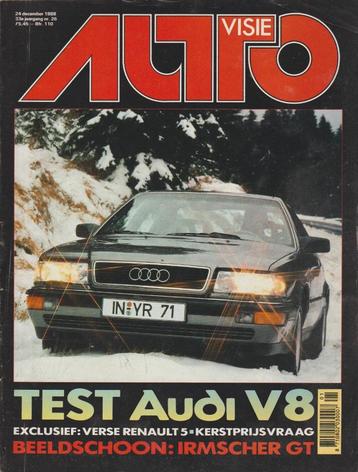 Audi V8 test in Autovisie 1988 beschikbaar voor biedingen