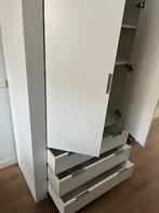 Witte hang/leg/ plank kast, Huis en Inrichting, Kasten | Kledingkasten, Ophalen of Verzenden, Zo goed als nieuw, 50 tot 75 cm