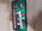 texas hold em poker set in blik - s4807