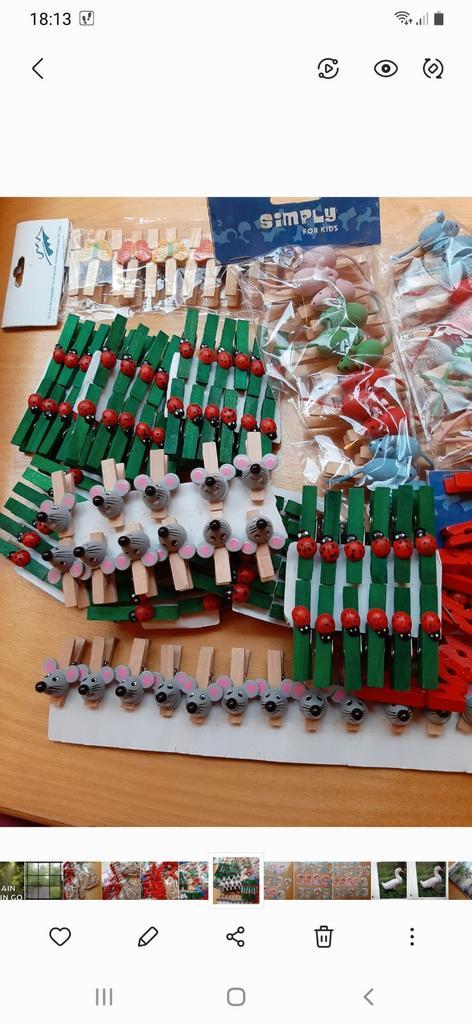Knijpertjes, in prijs verlaagd, Hobby en Vrije tijd, Knutselen, Nieuw, Materiaal, Verzenden