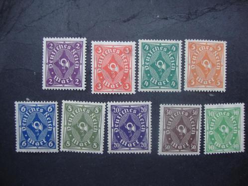 Duitse Rjk serie 224-232 Postfris., Postzegels en Munten, Postzegels | Europa | Duitsland, Postfris, Overige periodes, Ophalen of Verzenden