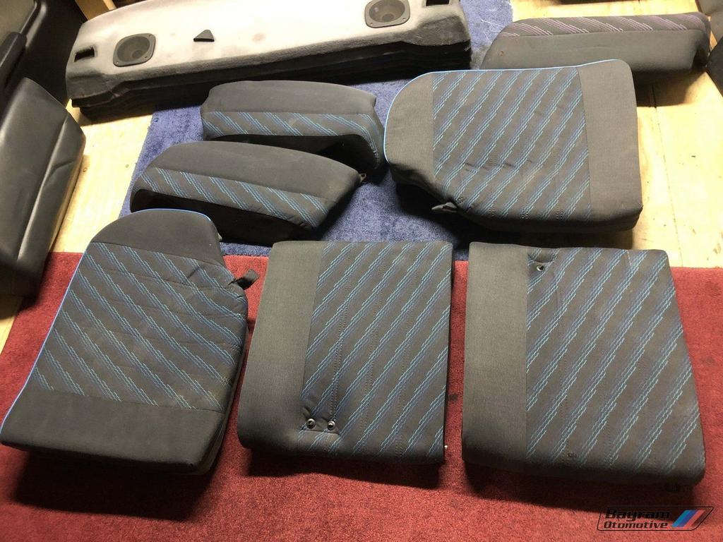 Bmw E30 touring achterbank delen edition blauw 3-serie m3, Auto-onderdelen, Interieur en Bekleding, BMW, Gebruikt, Ophalen of Verzenden