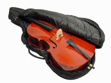 Nieuwe Cello, 1/2 of 4/4, inclusief hoes en strijkstok