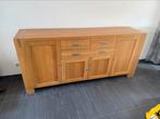 Dressoir eikenhout, Ophalen of Verzenden, Zo goed als nieuw, 25 tot 50 cm, 200 cm of meer
