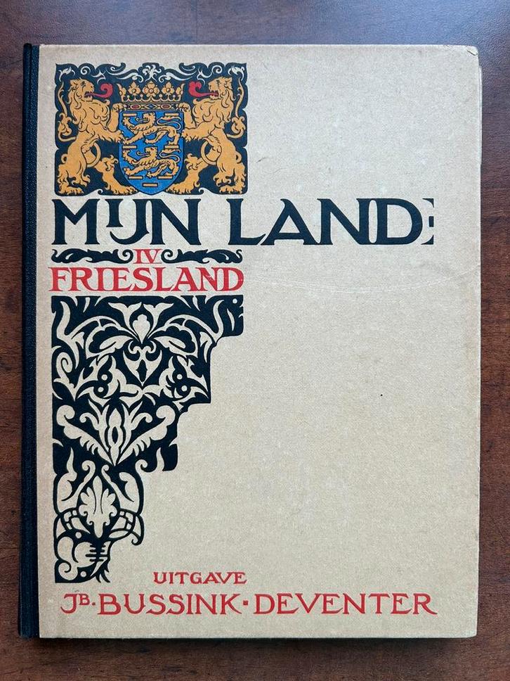 Oud Bussink plaatjesalbum MIJN LAND IV FRIESLAND uit 1930, Boeken, Prentenboeken en Plaatjesalbums, Gelezen, Plaatjesalbum, Ophalen of Verzenden