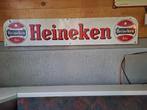 Emaille Heineken bier bord, Verzamelen, Ophalen of Verzenden, Gebruikt, Reclamebord