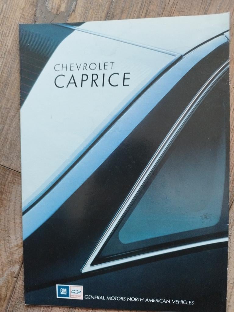 Chevrolet Caprice Brochure - 1991, Chevrolet, Chevrolet, Ophalen of Verzenden, Zo goed als nieuw